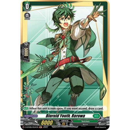 Vanguard_TCG_card_D-BT05_H54EN_H_Bioroid_Youth_Rorowa_Triumphant_Return_of_the_Brave_Heroes