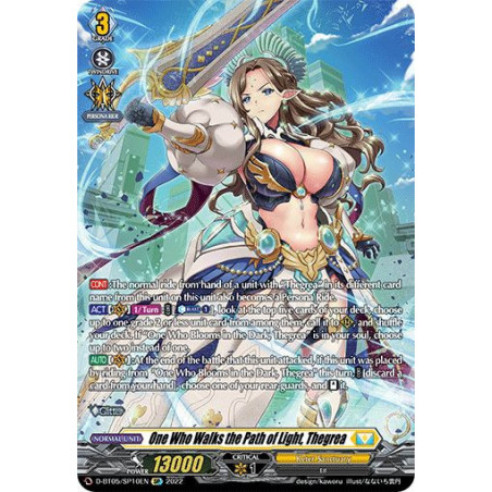 Vanguard_TCG_card_D-BT05_SP10EN_SP_One_Who_Walks_the_Path_of_Light_Thegrea_Triumphant_Return_of_the_Brave_Heroes