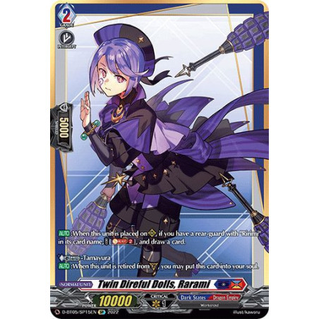 Vanguard_TCG_card_D-BT05_SP15EN_SP_Twin_Direful_Dolls_Rarami_Triumphant_Return_of_the_Brave_Heroes