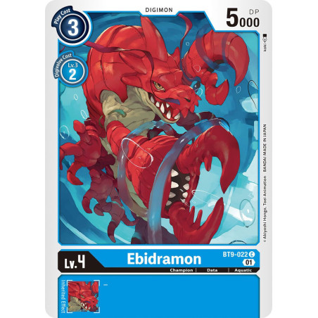 Digimon_TCG_BT9-022_Ebidramon_Common_X_Record_Card_Game