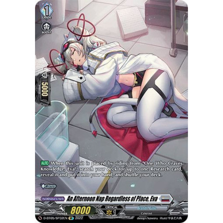 Vanguard_TCG_card_D-BT05_SP32EN_SP_An_Afternoon_Nap_Regardless_of_Place_Eva_Triumphant_Return_of_the_Brave_Heroes