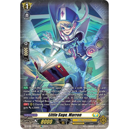 Vanguard_TCG_card_D-BT05_SP40EN_SP_Little_Sage_Marron_Triumphant_Return_of_the_Brave_Heroes