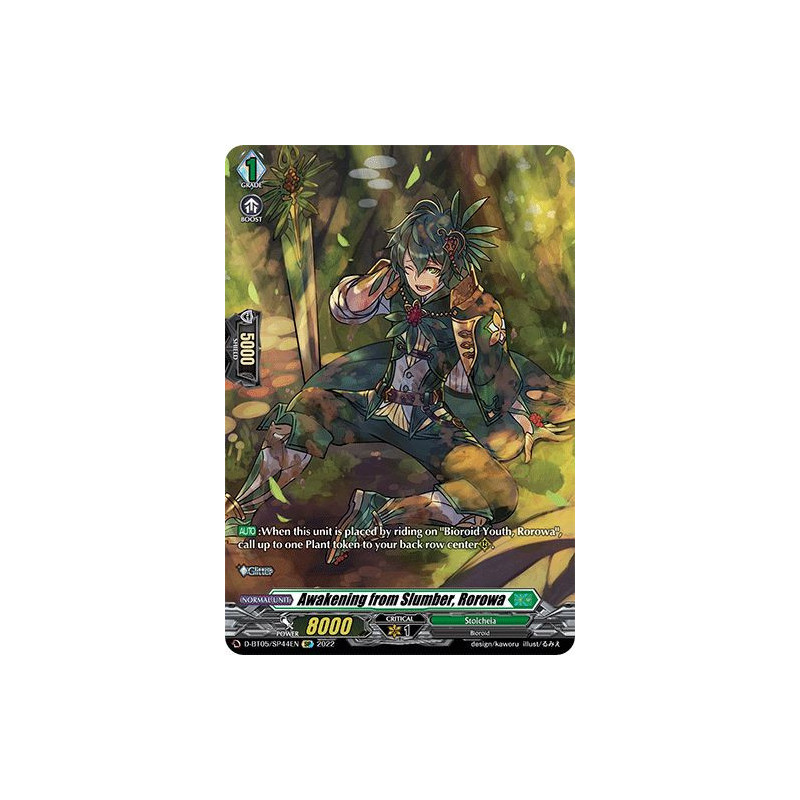 Vanguard_TCG_card_D-BT05_SP44EN_SP_Awakening_from_Slumber_Rorowa_Triumphant_Return_of_the_Brave_Heroes