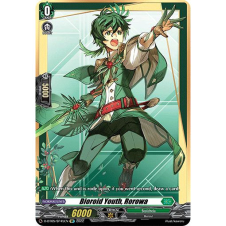 Vanguard_TCG_card_D-BT05_SP45EN_SP_Bioroid_Youth_Rorowa_Triumphant_Return_of_the_Brave_Heroes