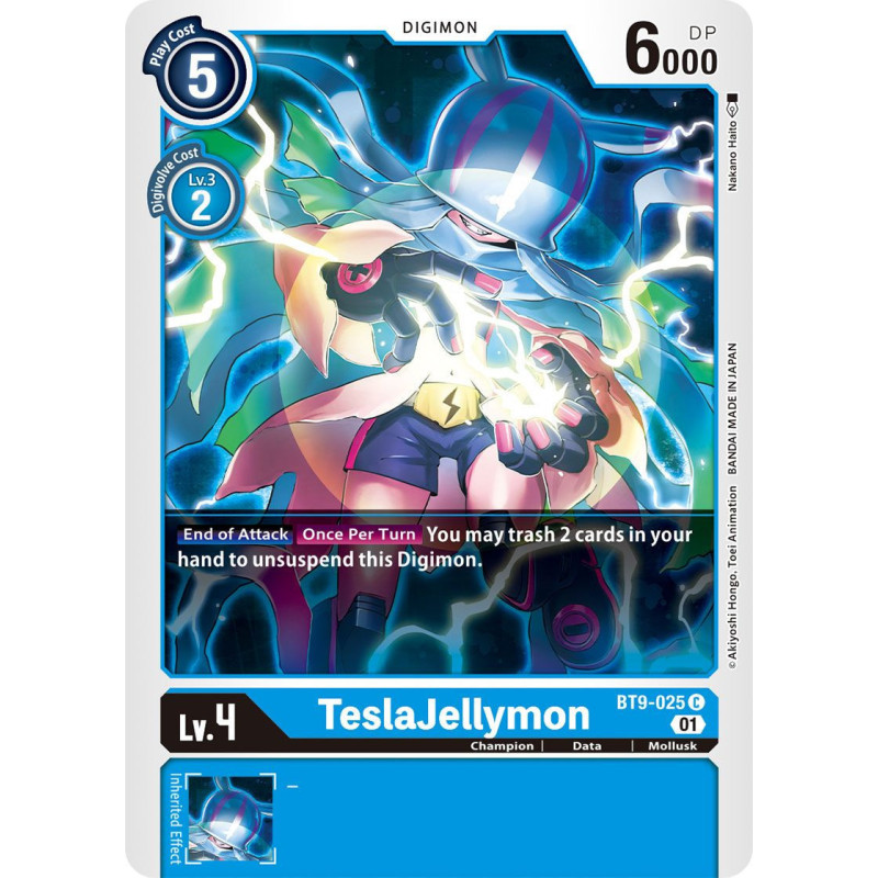 Digimon_TCG_BT9-025_TeslaJellymon_Common_X_Record_Card_Game