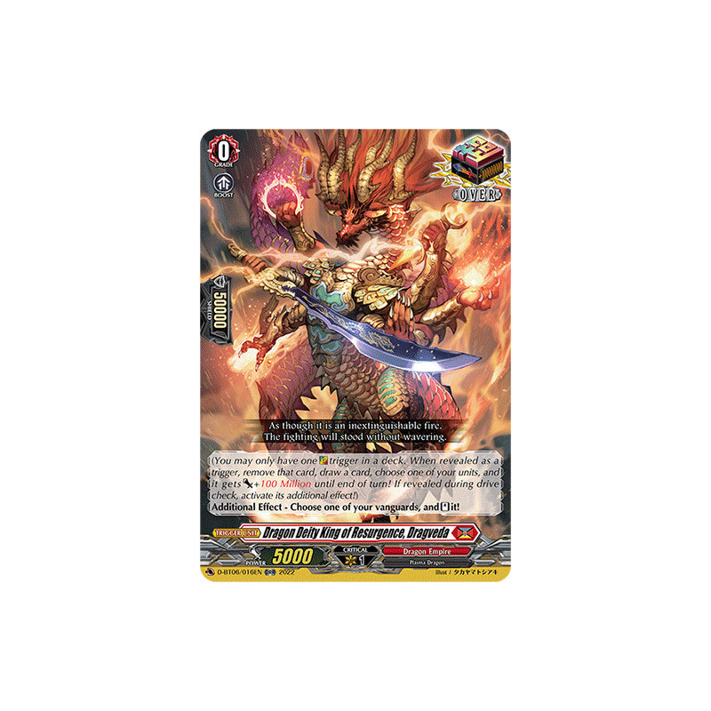 Vanguard_TCG_card_D-BT06_016EN_ORR_Dragon_Deity_King_of_Resurgence_Dragveda_Blazing_Dragon_Reborn