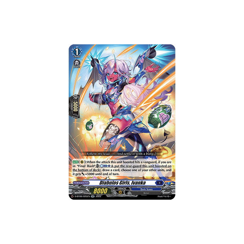 Vanguard_TCG_card_D-BT06_025EN_RR_Diabolos_Girls_Ivanka_Blazing_Dragon_Reborn