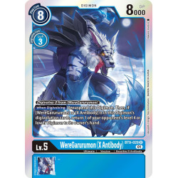 Digimon_TCG_BT9-028_WereGarurumon_(X_Antibody)_Rare_X_Record_Card_Game