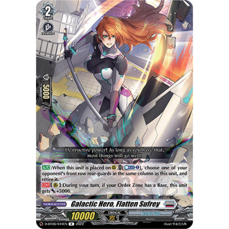 Vanguard_TCG_card_D-BT06_044EN_R_Galactic_Hero_Flatten_Sufrey_Blazing_Dragon_Reborn