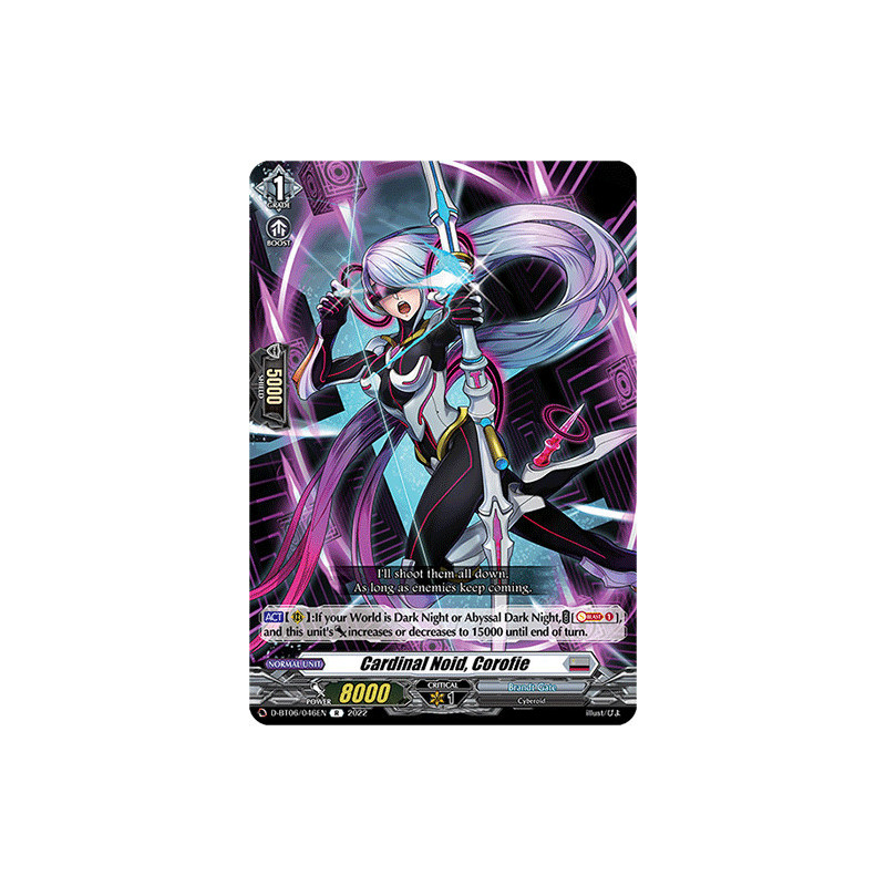 Vanguard_TCG_card_D-BT06_046EN_R_Cardinal_Noid_Corofie_Blazing_Dragon_Reborn