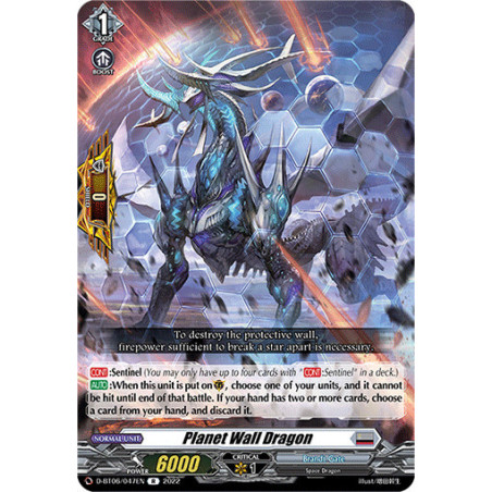 Vanguard_TCG_card_D-BT06_047EN_R_Planet_Wall_Dragon_Blazing_Dragon_Reborn