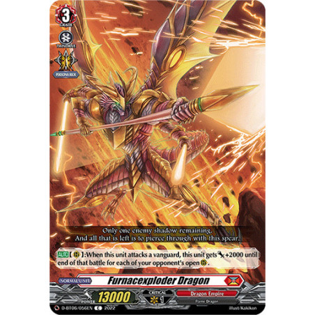 Vanguard_TCG_card_D-BT06_056EN_C_Furnacexploder_Dragon_Blazing_Dragon_Reborn