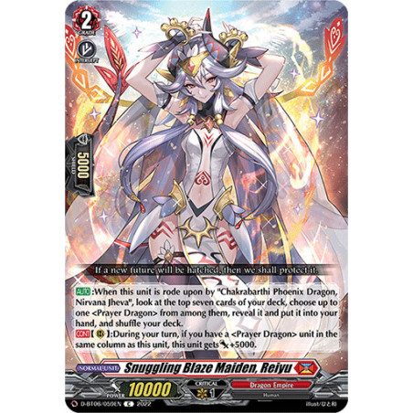 Vanguard_TCG_card_D-BT06_059EN_C_Snuggling_Blaze_Maiden_Reiyu_Blazing_Dragon_Reborn