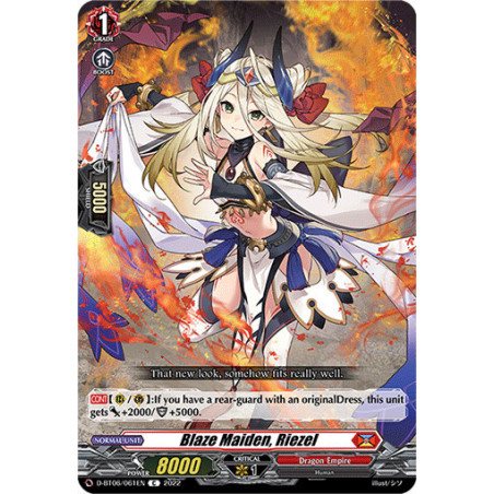 Vanguard_TCG_card_D-BT06_061EN_C_Blaze_Maiden_Riezel_Blazing_Dragon_Reborn