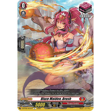 Vanguard_TCG_card_D-BT06_067EN_C_Blaze_Maiden_Arush_Blazing_Dragon_Reborn