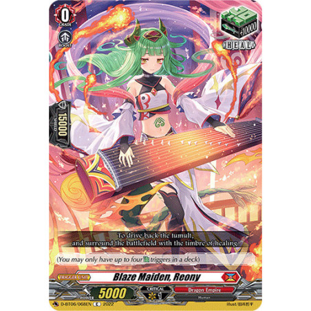 Vanguard_TCG_card_D-BT06_068EN_C_Blaze_Maiden_Reony_Blazing_Dragon_Reborn