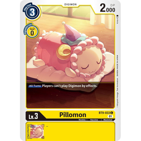 Digimon_TCG_BT9-033_Pillomon_Common_X_Record_Card_Game