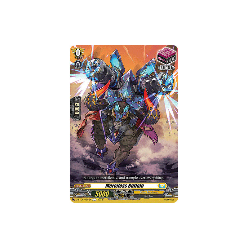 Vanguard_TCG_card_D-BT06_095EN_C_Merciless_Buffalo_Blazing_Dragon_Reborn