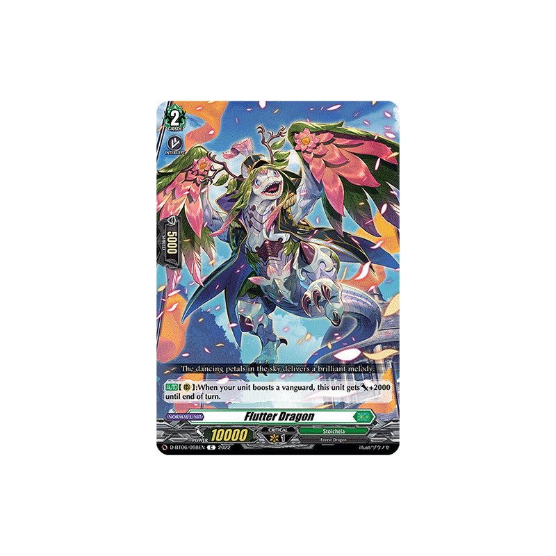Vanguard_TCG_card_D-BT06_098EN_C_Flutter_Dragon_Blazing_Dragon_Reborn
