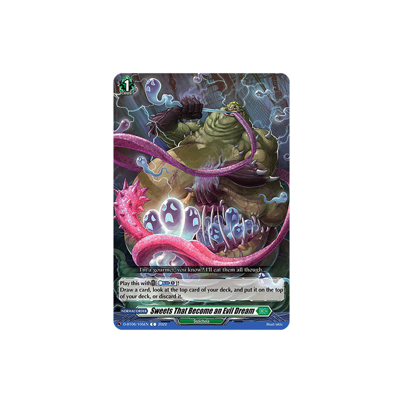 Vanguard_TCG_card_D-BT06_105EN_C_Sweets_That_Become_an_Evil_Dream_Blazing_Dragon_Reborn