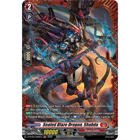 Vanguard_TCG_card_D-BT06_FR02EN_FR_Sealed_Blaze_Dragon_Shabda_Blazing_Dragon_Reborn