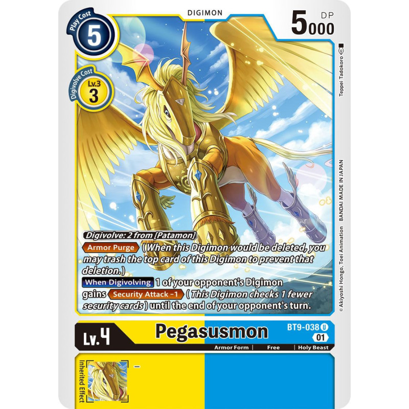 Digimon_TCG_BT9-038_Pegasusmon_Uncommon_X_Record_Card_Game