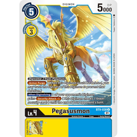 Digimon_TCG_BT9-038_Pegasusmon_Uncommon_X_Record_Card_Game