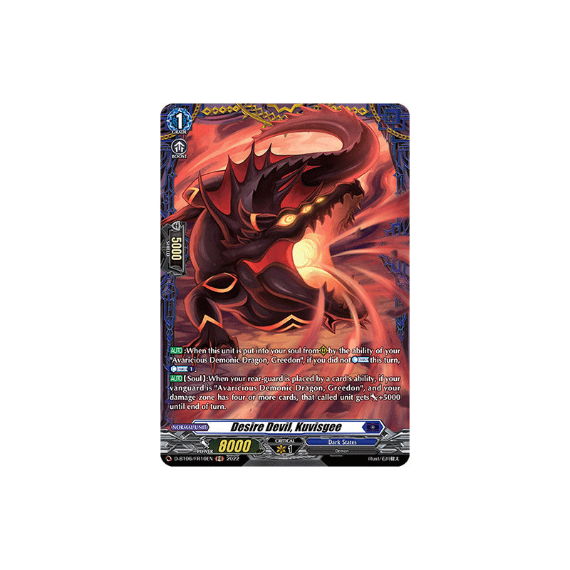 Vanguard_TCG_card_D-BT06_FR10EN_FR_Desire_Devil_Kuvisgee_Blazing_Dragon_Reborn