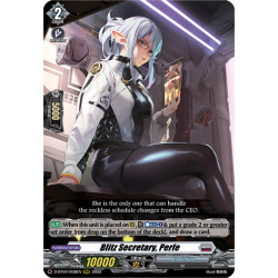 Vanguard_TCG_card_D-BT07_008EN_RRR_Blitz_Secretary_Perfe_Raging_Flames_Against_Emerald_Storm