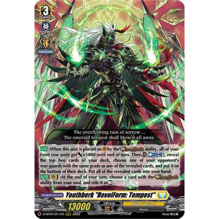 Vanguard_TCG_card_D-BT07_011EN_RRR_Youthberk_RevolForm_Tempest_Raging_Flames_Against_Emerald_Storm