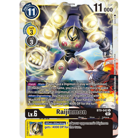 Digimon_TCG_BT9-042_Raijinmon_Uncommon_X_Record_Card_Game