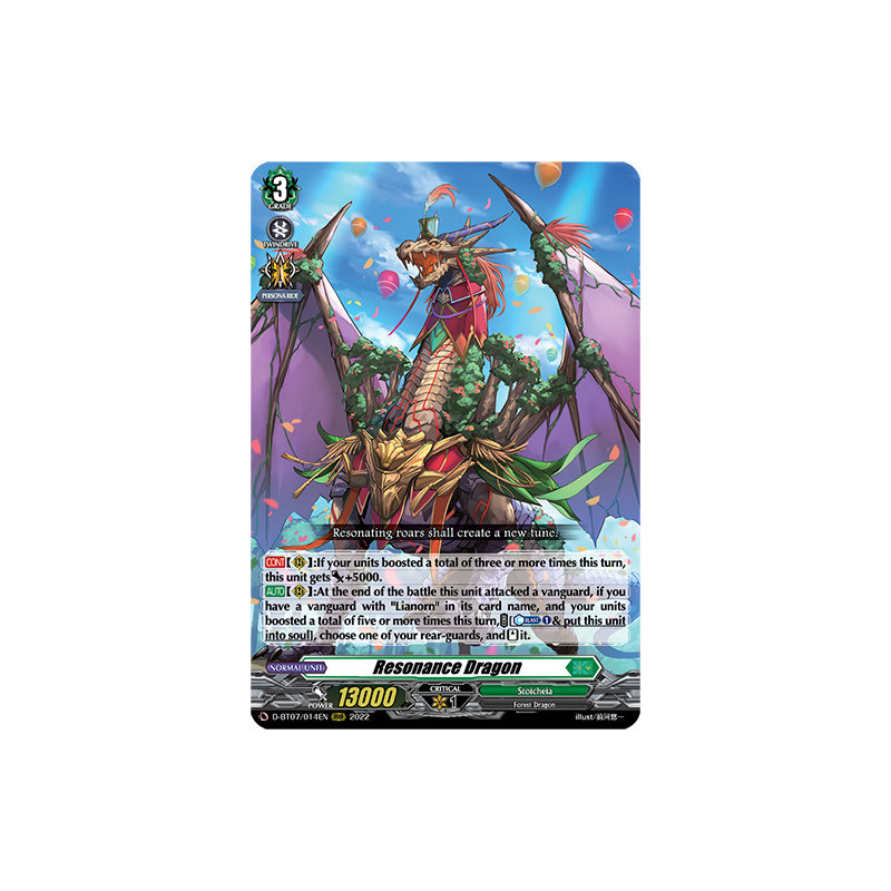 Vanguard_TCG_card_D-BT07_014EN_RRR_Resonance_Dragon_Raging_Flames_Against_Emerald_Storm