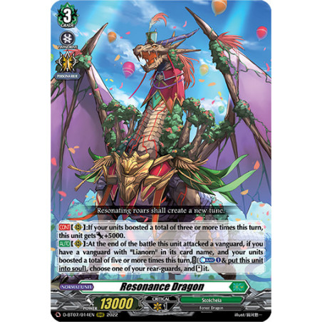 Vanguard_TCG_card_D-BT07_014EN_RRR_Resonance_Dragon_Raging_Flames_Against_Emerald_Storm