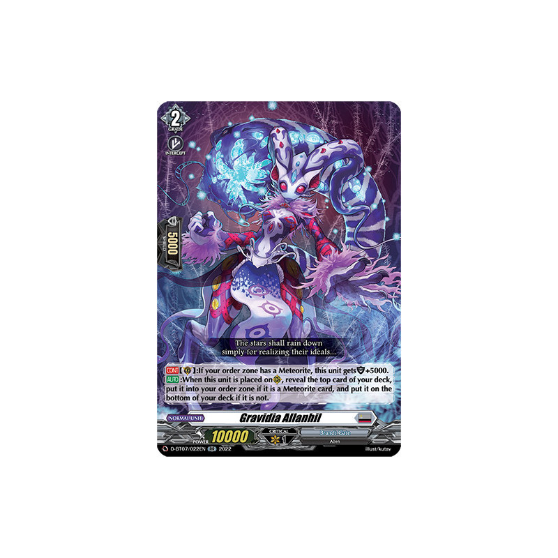 Vanguard_TCG_card_D-BT07_022EN_RR_Gravidia_Allanhil_Raging_Flames_Against_Emerald_Storm