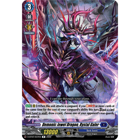 Vanguard_TCG_card_D-BT07_037EN_R_Demonic_Jewel_Dragon_Rystal_Galer_Raging_Flames_Against_Emerald_Storm