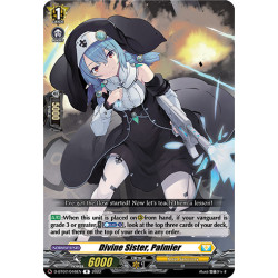 Vanguard_TCG_card_D-BT07_046EN_R_Divine_Sister_Palmier_Raging_Flames_Against_Emerald_Storm