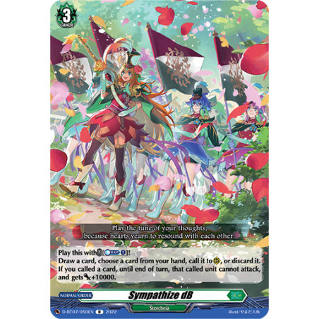 Vanguard_TCG_card_D-BT07_050EN_R_Sympathize_dB_Raging_Flames_Against_Emerald_Storm