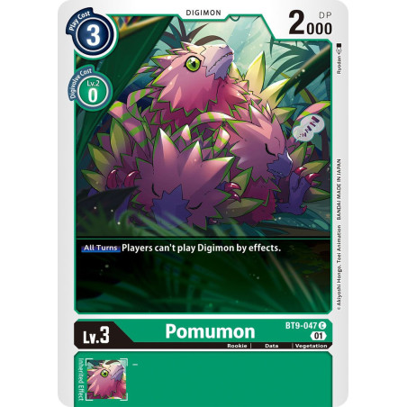 Digimon_TCG_BT9-047_Pomumon_Common_X_Record_Card_Game