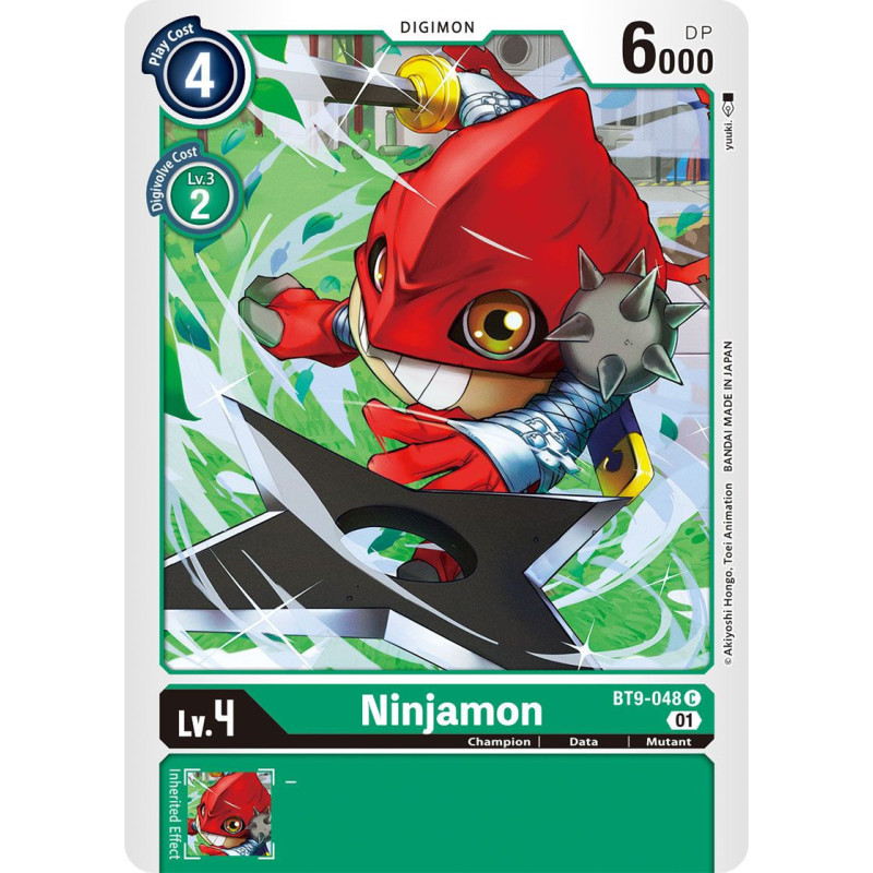 Digimon_TCG_BT9-048_Ninjamon_Common_X_Record_Card_Game