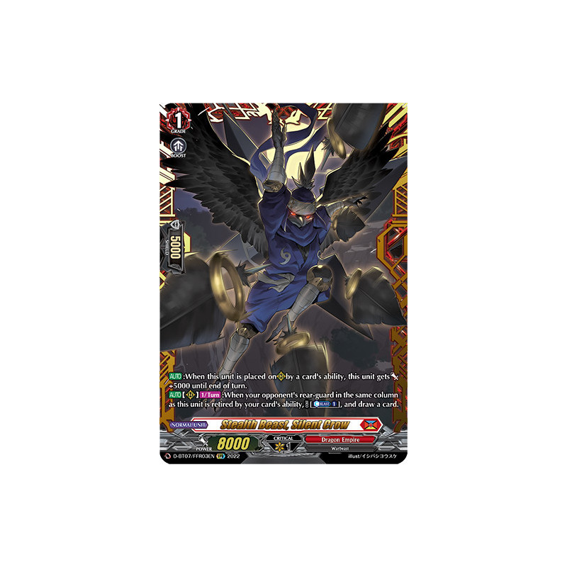 Vanguard_TCG_card_D-BT07_FFR03EN_FFR_Stealth_Beast_Silent_Crow_Raging_Flames_Against_Emerald_Storm