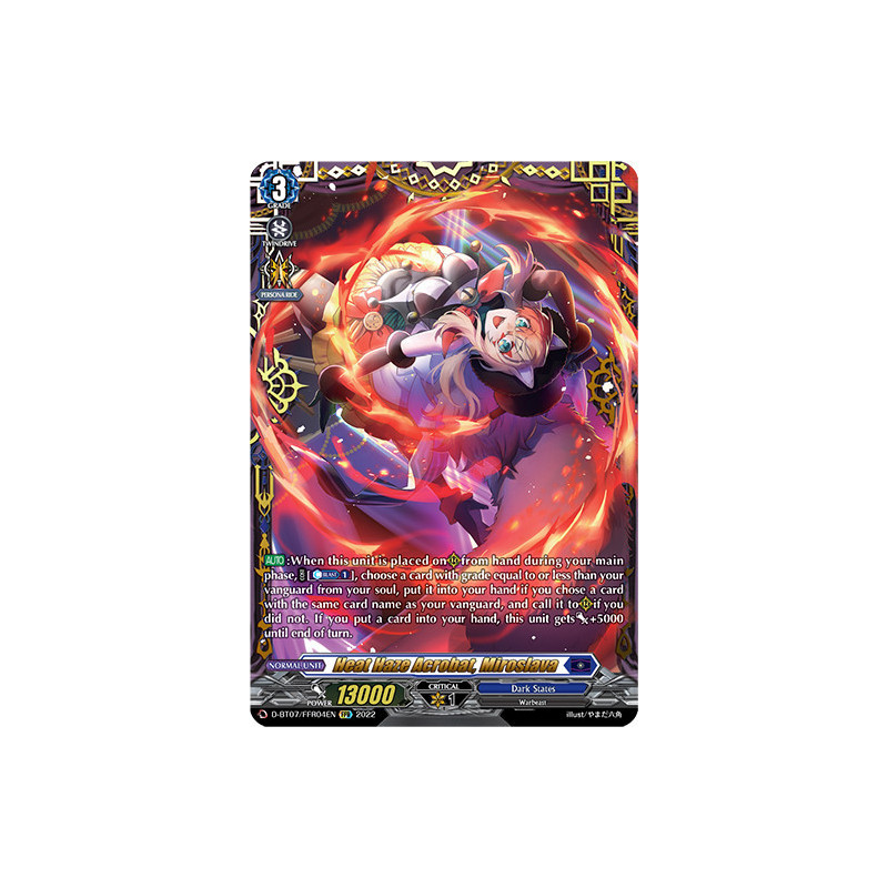 Vanguard_TCG_card_D-BT07_FFR04EN_FFR_Heat_Haze_Acrobat_Miroslava_Raging_Flames_Against_Emerald_Storm