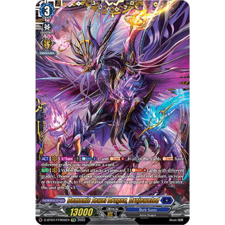 Vanguard_TCG_card_D-BT07_FFR05EN_FFR_Demonic_Jewel_Dragon_Drajeweled_Raging_Flames_Against_Emerald_Storm