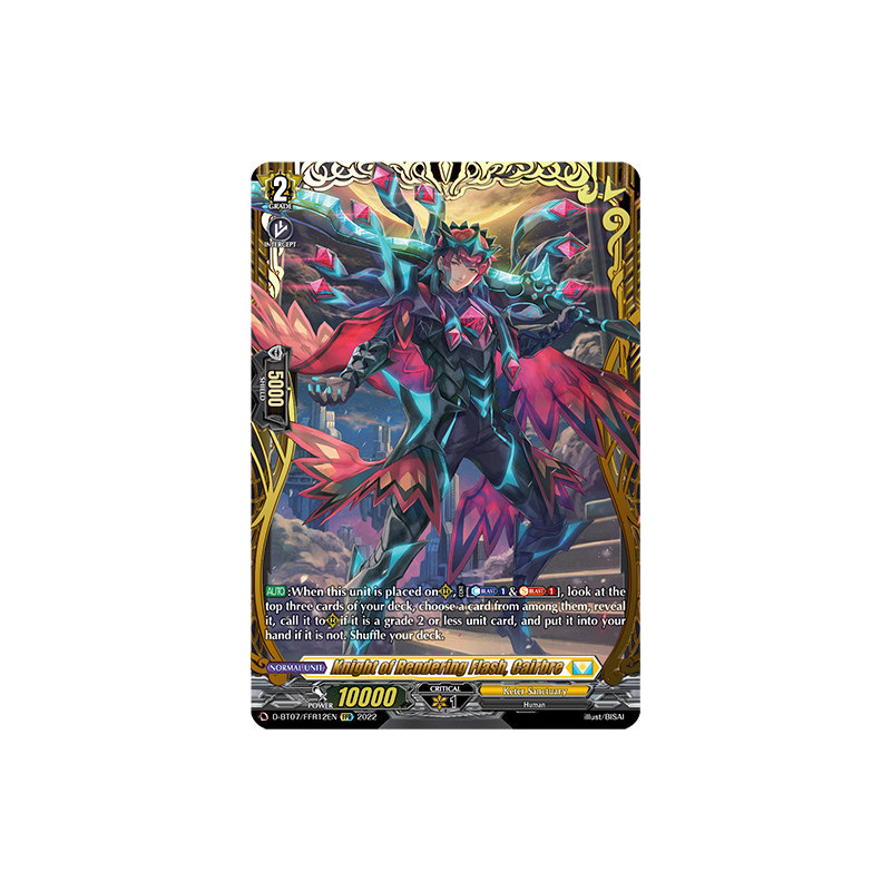 Vanguard_TCG_card_D-BT07_FFR12EN_FFR_Knight_of_Rendering_Flash_Cairbre_Raging_Flames_Against_Emerald_Storm