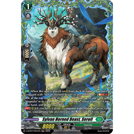 Vanguard_TCG_card_D-BT07_FR31EN_FR_Sylvan_Horned_Beast_Seroll_Raging_Flames_Against_Emerald_Storm