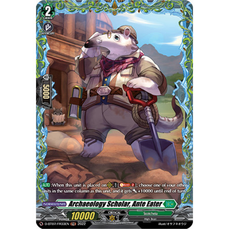 Vanguard_TCG_card_D-BT07_FR33EN_FR_Archaeology_Scholar_Ante_Ealter_Raging_Flames_Against_Emerald_Storm