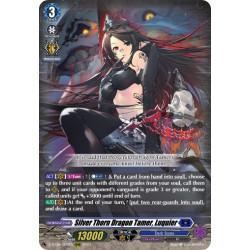 Vanguard_TCG_card_D-BT08_003EN_RRR_Silver_Thorn_Dragon_Tamer_Luquier_Minerva_Rising