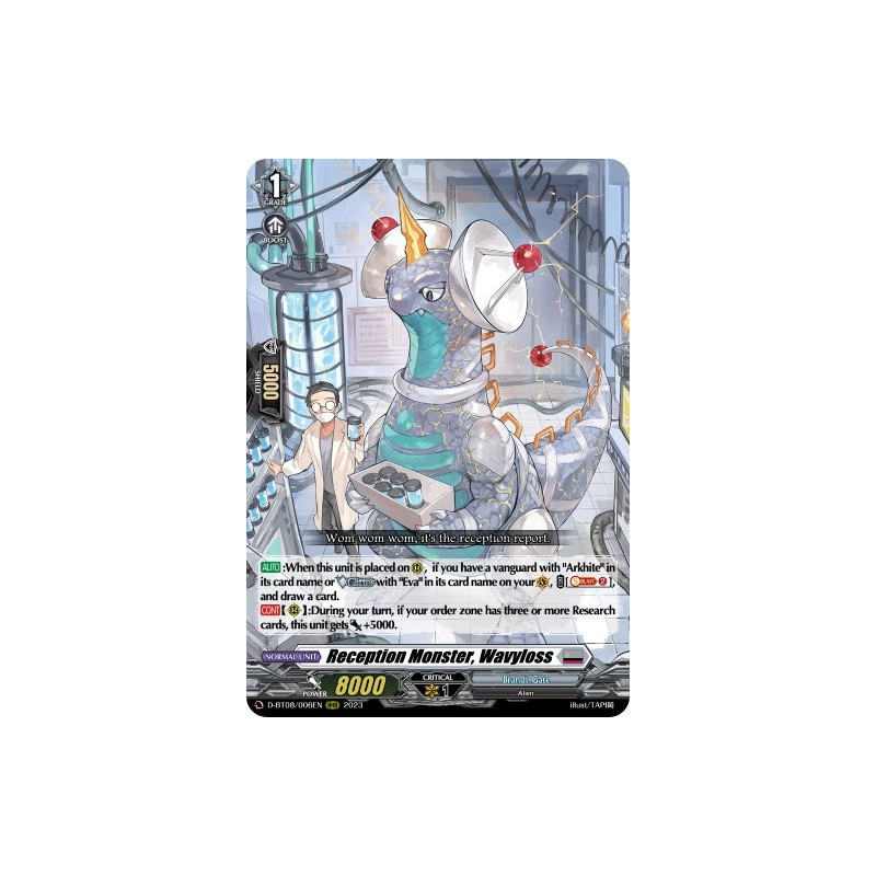 Vanguard_TCG_card_D-BT08_006EN_RRR_Reception_Monster_Wavyloss_Minerva_Rising