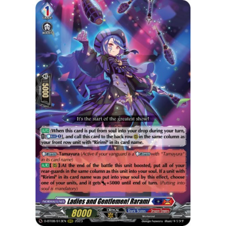 Vanguard_TCG_card_D-BT08_013EN_RRR_Ladies_and_Gentlemen_Rarami_Minerva_Rising