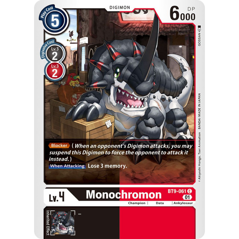 Digimon_TCG_BT9-061_Monochromon_Common_X_Record_Card_Game