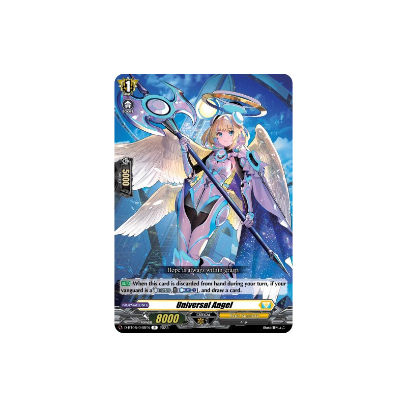 Vanguard_TCG_card_D-BT08_048EN_R_Universal_Angel_Minerva_Rising